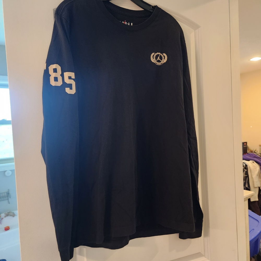 Black Long Sleeve Men's Shirt